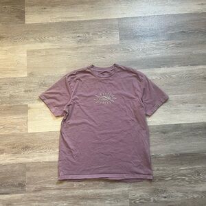 Y2K quicksilver center graphic shirt